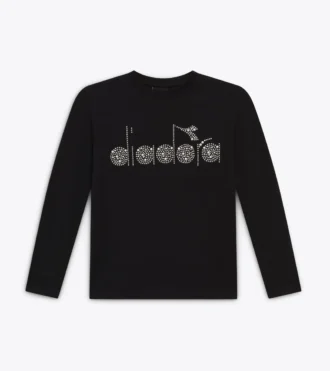 Jg. Camiseta Ls Rhinestone Camiseta de manga larga – Niñas