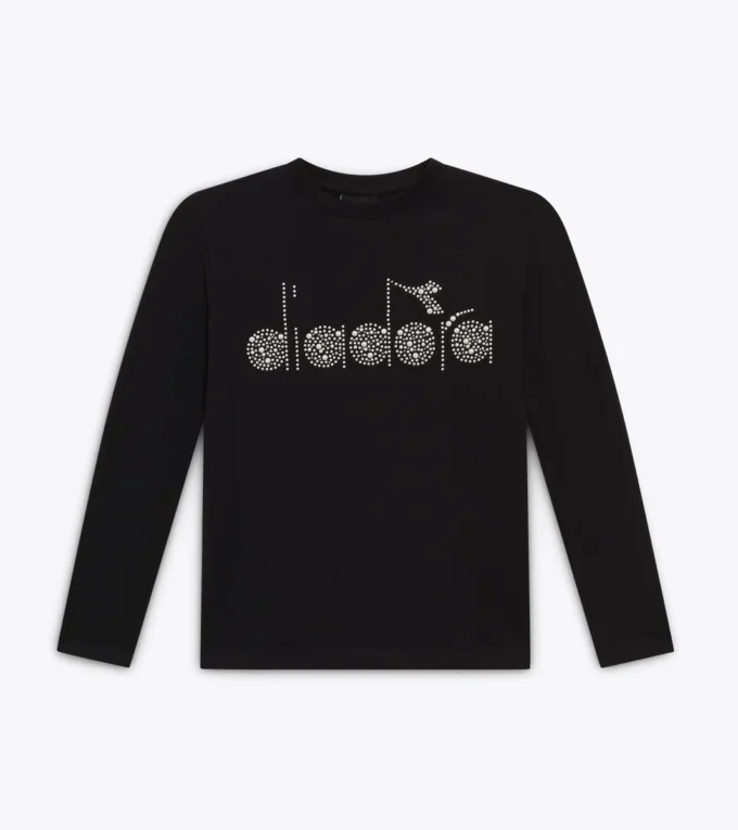 Jg. Camiseta Ls Rhinestone Camiseta de manga larga – Niñas