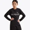 Jg. Camiseta Ls Rhinestone Camiseta de manga larga – Niñas