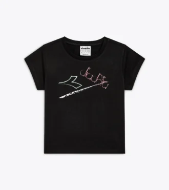 Jg. Camiseta Ss Graffiti Camiseta de algodón – Niñas