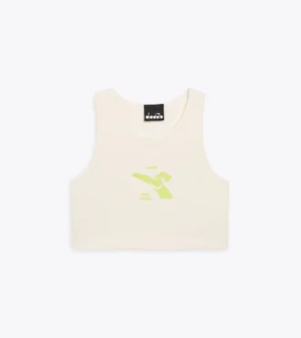 Jg. Crop Top Smile Logo Camiseta corta con logotipo – Niña