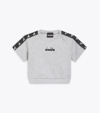 Jg. Crop Top Tape Top corto de canalé – Niña