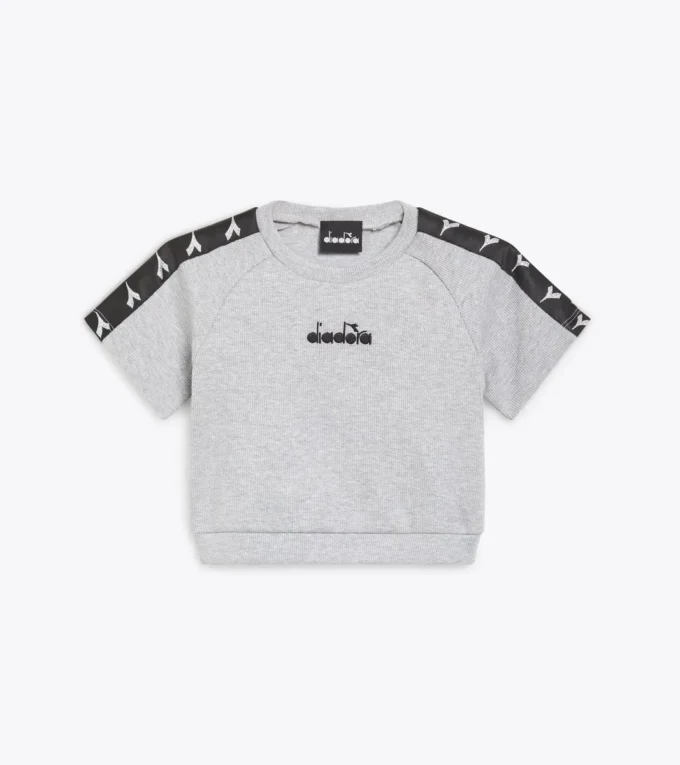 Jg. Crop Top Tape Top corto de canalé – Niña