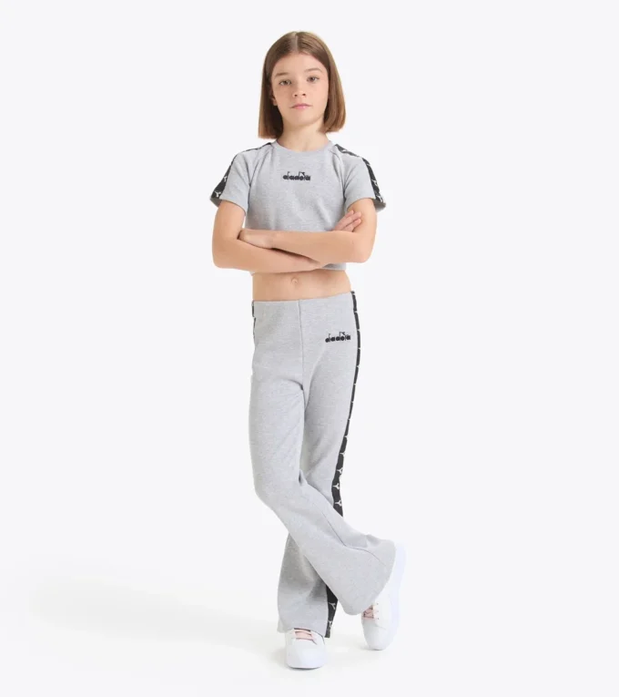 Jg. Crop Top Tape Top corto de canalé – Niña