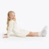Jg. Dress Rhinestone Td Vestido con forro polar – Niñas Jg. Dress Rhinestone Td Vestido con forro polar – Niñas
