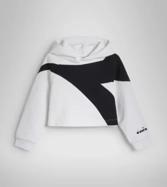 Jg.Hoodie Crop Power Logo Sudadera deportiva de algodón – Niñas