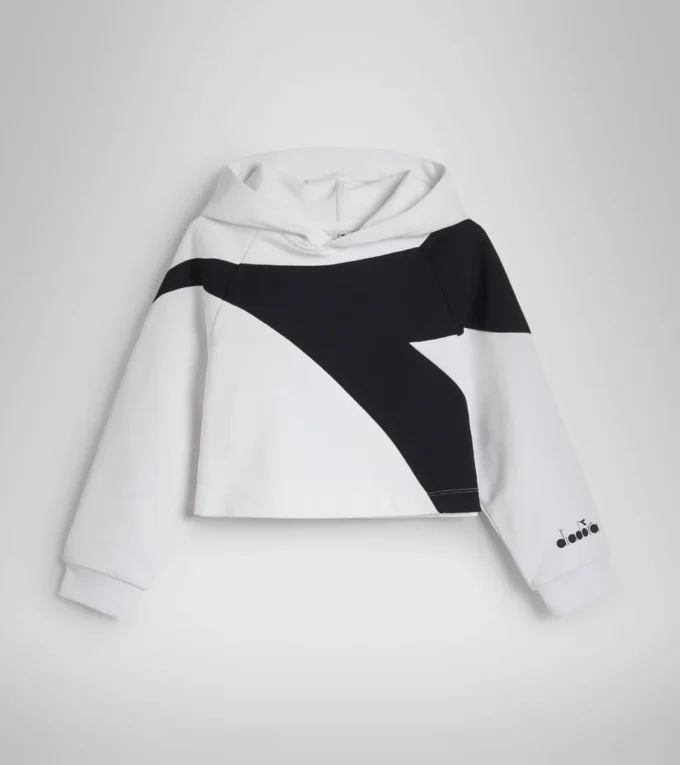 Jg.Hoodie Crop Power Logo Sudadera deportiva de algodón – Niñas Jg.Hoodie Crop Power Logo Sudadera deportiva de algodón – Niñas