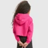 Jg.Hoodie Crop Power Logo Sudadera deportiva de algodón – Niñas Jg.Hoodie Crop Power Logo Sudadera deportiva de algodón – Niñas