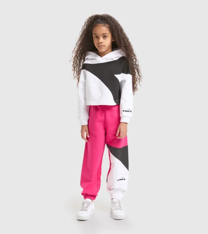 Jg.Hoodie Crop Power Logo Sudadera deportiva de algodón – Niñas Jg.Hoodie Crop Power Logo Sudadera deportiva de algodón – Niñas