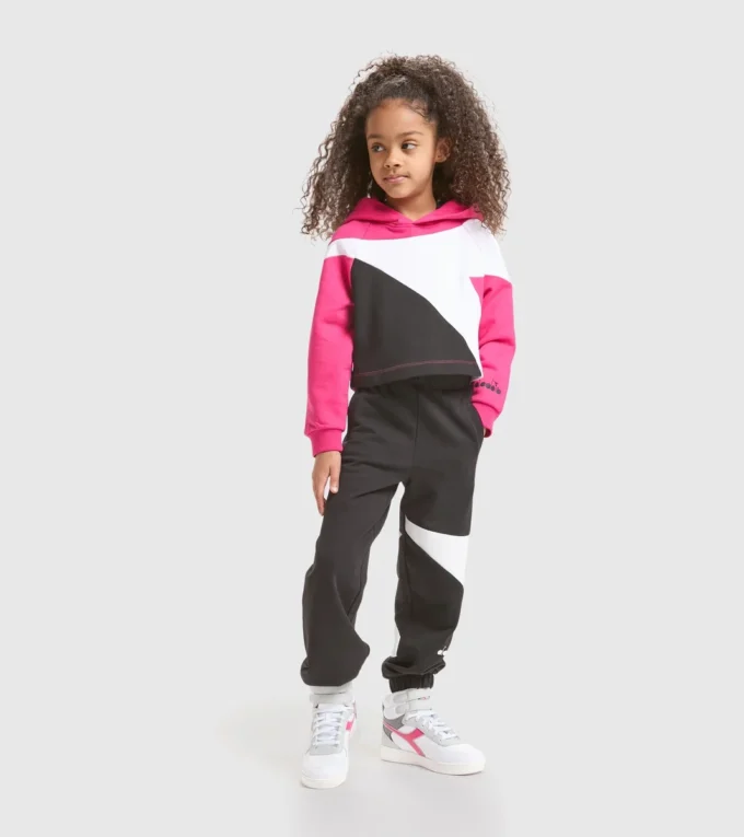 Jg.Hoodie Crop Power Logo Sudadera deportiva de algodón – Niñas Jg.Hoodie Crop Power Logo Sudadera deportiva de algodón – Niñas