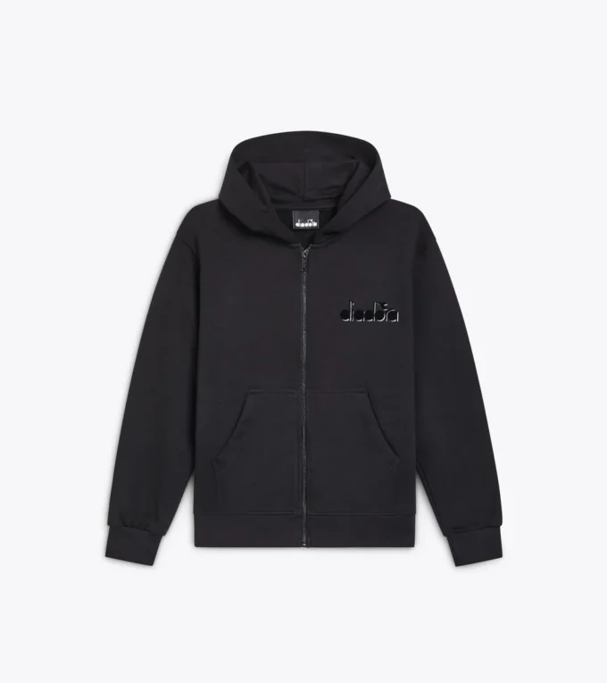 Jg. Hoodie Fz Fregio Sudadera con capucha y cremallera completa – Niña