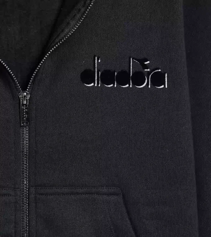 Jg. Hoodie Fz Fregio Sudadera con capucha y cremallera completa – Niña