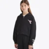 Jg. Hoodie Fz Pink Smile Sudadera con capucha y detalles descoloridos – Niña Jg. Hoodie Fz Pink Smile Sudadera con capucha y detalles descoloridos – Niña