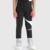 Jg.Leggings Power Logo Leggings deportivos de felpa de algodón elástico – Niñas Jg.Leggings Power Logo Leggings deportivos de felpa de algodón elástico – Niñas