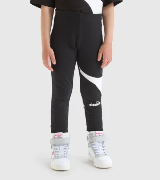 Jg.Leggings Power Logo Leggings deportivos de felpa de algodón elástico – Niñas