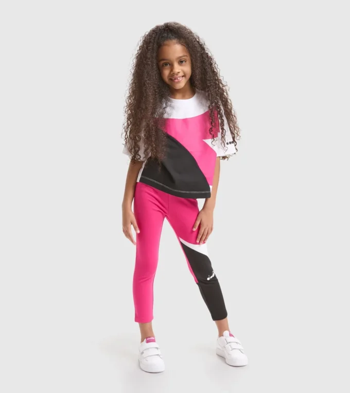 Jg.Leggings Power Logo Leggings deportivos de felpa de algodón elástico – Niñas Jg.Leggings Power Logo Leggings deportivos de felpa de algodón elástico – Niñas