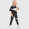 Jg.Leggings Power Logo Leggings deportivos de felpa de algodón elástico – Niñas Jg.Leggings Power Logo Leggings deportivos de felpa de algodón elástico – Niñas