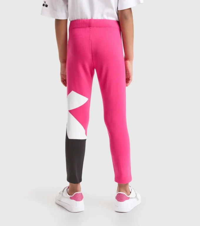 Jg.Leggings Power Logo Leggings deportivos de felpa de algodón elástico – Niñas Jg.Leggings Power Logo Leggings deportivos de felpa de algodón elástico – Niñas