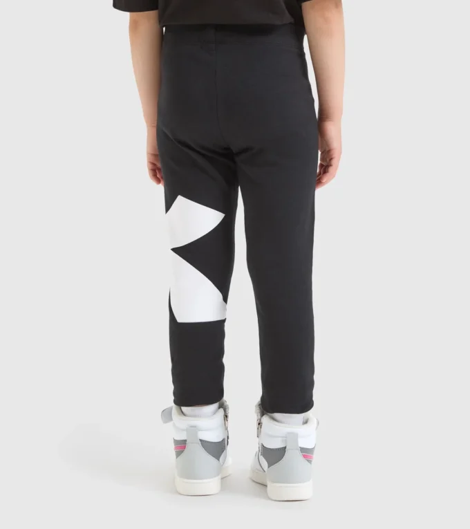 Jg.Leggings Power Logo Leggings deportivos de felpa de algodón elástico – Niñas Jg.Leggings Power Logo Leggings deportivos de felpa de algodón elástico – Niñas