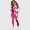 Jg.Leggings Power Logo Leggings deportivos de felpa de algodón elástico – Niñas Jg.Leggings Power Logo Leggings deportivos de felpa de algodón elástico – Niñas