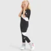 Jg.Leggings Power Logo Leggings deportivos de felpa de algodón elástico – Niñas Jg.Leggings Power Logo Leggings deportivos de felpa de algodón elástico – Niñas