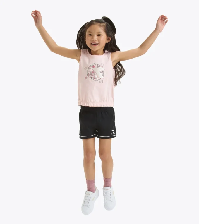 Jg. Set Ss Puzzles Conjunto deportivo – Camiseta sin mangas y pantalones cortos – Niña