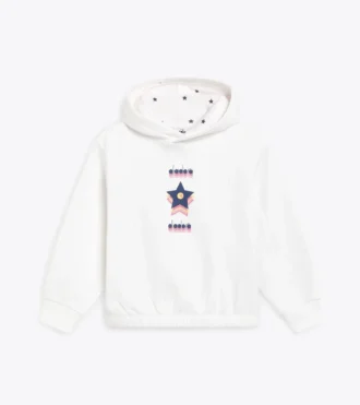 Jg. Sudadera con capucha Logo Hoodie – Ajuste cómodo – Niña