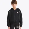 Jg. Sudadera con capucha Sudadera con capucha y logotipo – Corte regular – Niña Jg. Sudadera con capucha Sudadera con capucha y logotipo – Corte regular – Niña