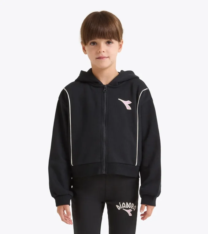 Jg. Sudadera con capucha Sudadera con capucha y logotipo – Corte regular – Niña Jg. Sudadera con capucha Sudadera con capucha y logotipo – Corte regular – Niña
