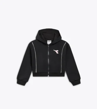 Jg. Sudadera con capucha Sudadera con capucha y logotipo – Corte regular – Niña