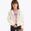 Jg. Sudadera con capucha Sudadera con capucha y logotipo – Corte regular – Niña Jg. Sudadera con capucha Sudadera con capucha y logotipo – Corte regular – Niña