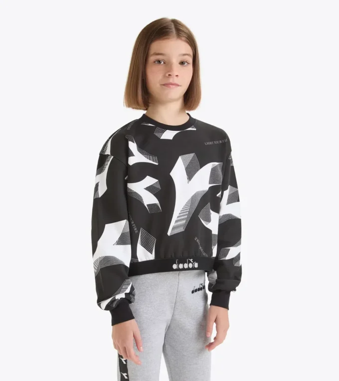 Jg. Sweatshirt Crop Aop Sudadera corta – Niña Jg. Sweatshirt Crop Aop Sudadera corta – Niña