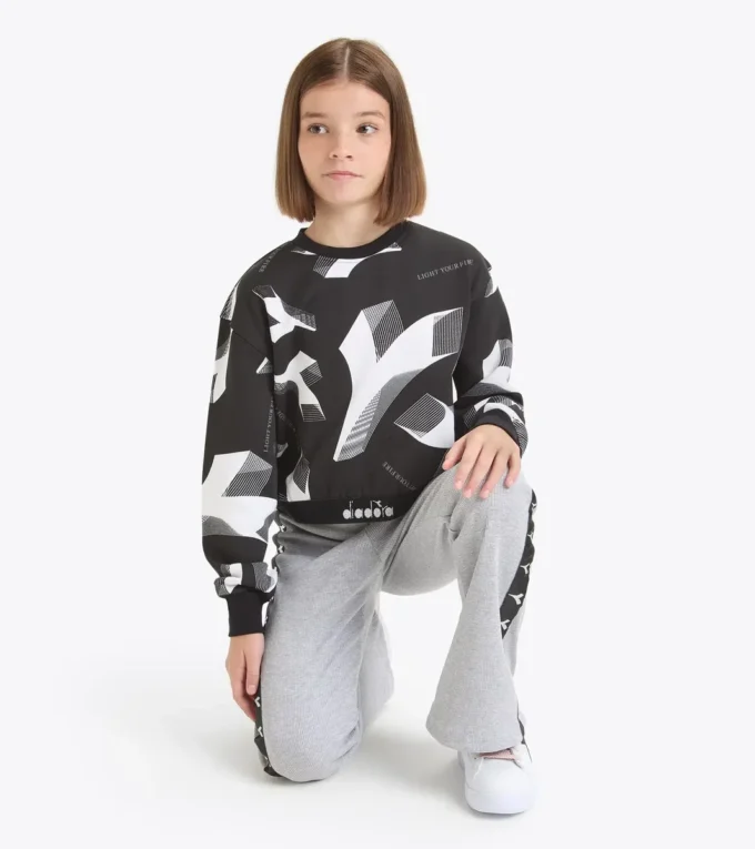 Jg. Sweatshirt Crop Aop Sudadera corta – Niña Jg. Sweatshirt Crop Aop Sudadera corta – Niña