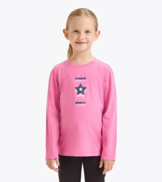 Jg. T-Shirt Ls Logo Camiseta de manga larga – Niña