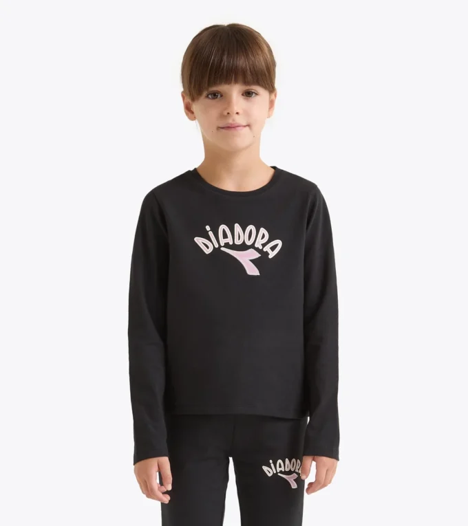 Jg. T-Shirt Ls Logo Camiseta de manga larga – Niña