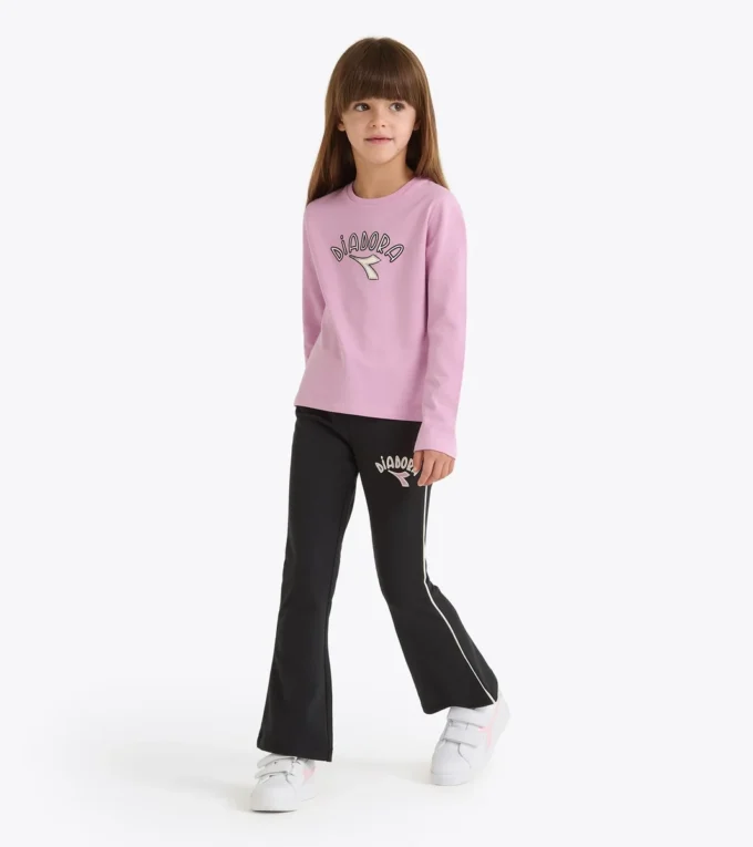 Jg. T-Shirt Ls Logo Camiseta de manga larga – Niña