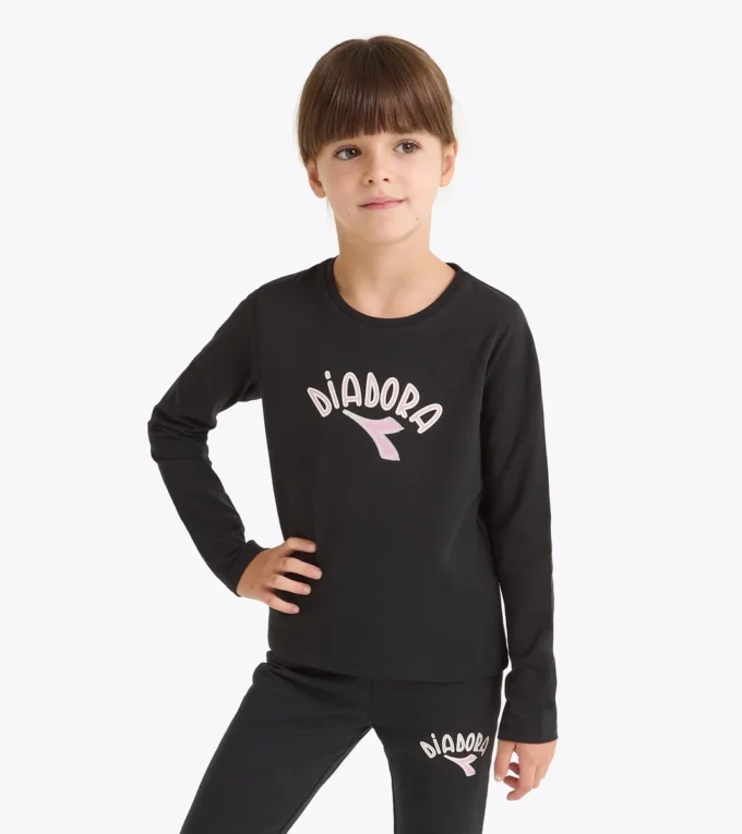 Jg. T-Shirt Ls Logo Camiseta de manga larga – Niña