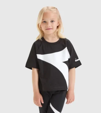 Jg.T-Shirt Ss Power Logo Camiseta deportiva de algodón – Niñas