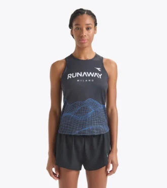 L. Camiseta sin mangas superligera Runaway Camiseta sin mangas para correr Runaway – Tejido ligero