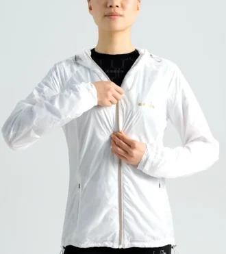 L. Chaqueta Gold Chaqueta cortavientos para correr