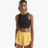 L. Crop Top Run Camiseta ajustada para correr