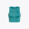 L. Crop Top Run Camiseta ajustada para correr