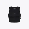 L. Crop Top Run Camiseta ajustada para correr