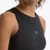 L. Crop Top Run Camiseta ajustada para correr