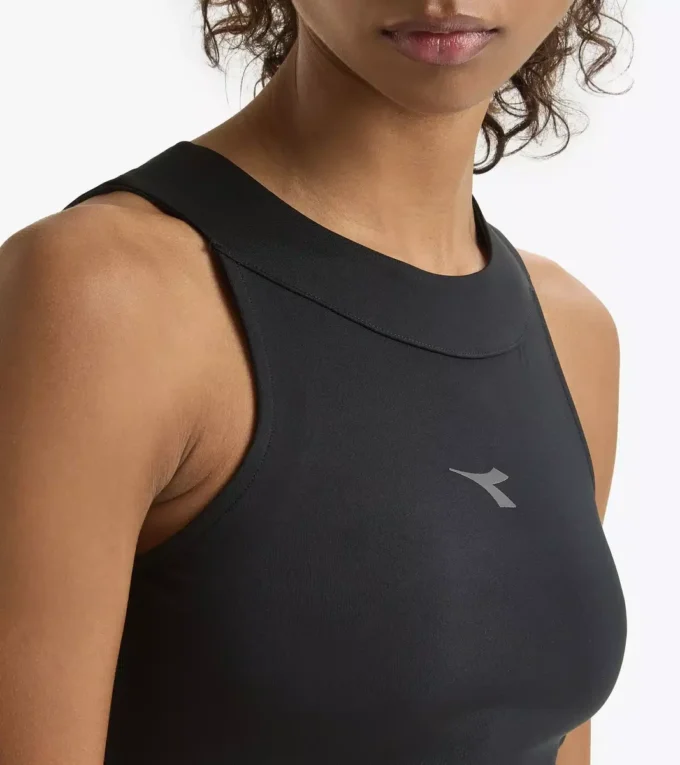 L. Crop Top Run Camiseta ajustada para correr