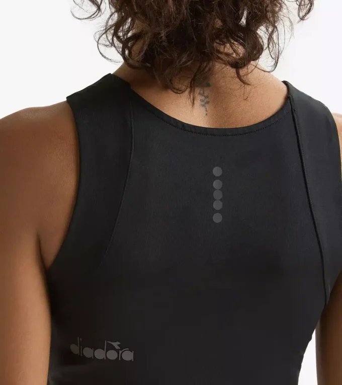 L. Crop Top Run Camiseta ajustada para correr