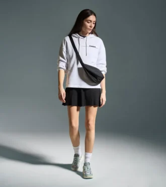 L. Hoodie Ess. Sports Sudadera con capucha de algodón