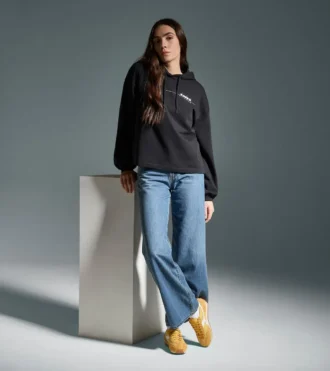L. Hoodie Ess. Sports Sudadera con capucha de algodón