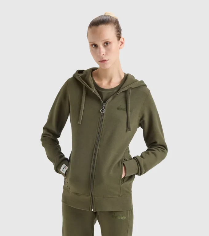 L. Hoodie Fz Mii Sudadera con capucha – Fabricada en Italia L. Hoodie Fz Mii Sudadera con capucha – Fabricada en Italia