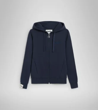 L. Hoodie Fz Mii Sudadera con capucha – Fabricada en Italia